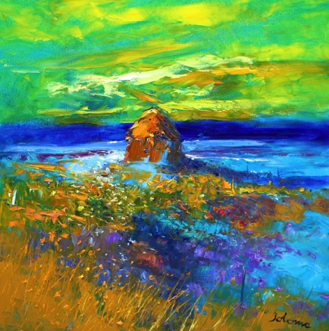 Haystack in the gloaming Isle of Mull 24x24
£4100